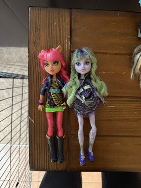 Monster Doll Duo - twyla and halloween